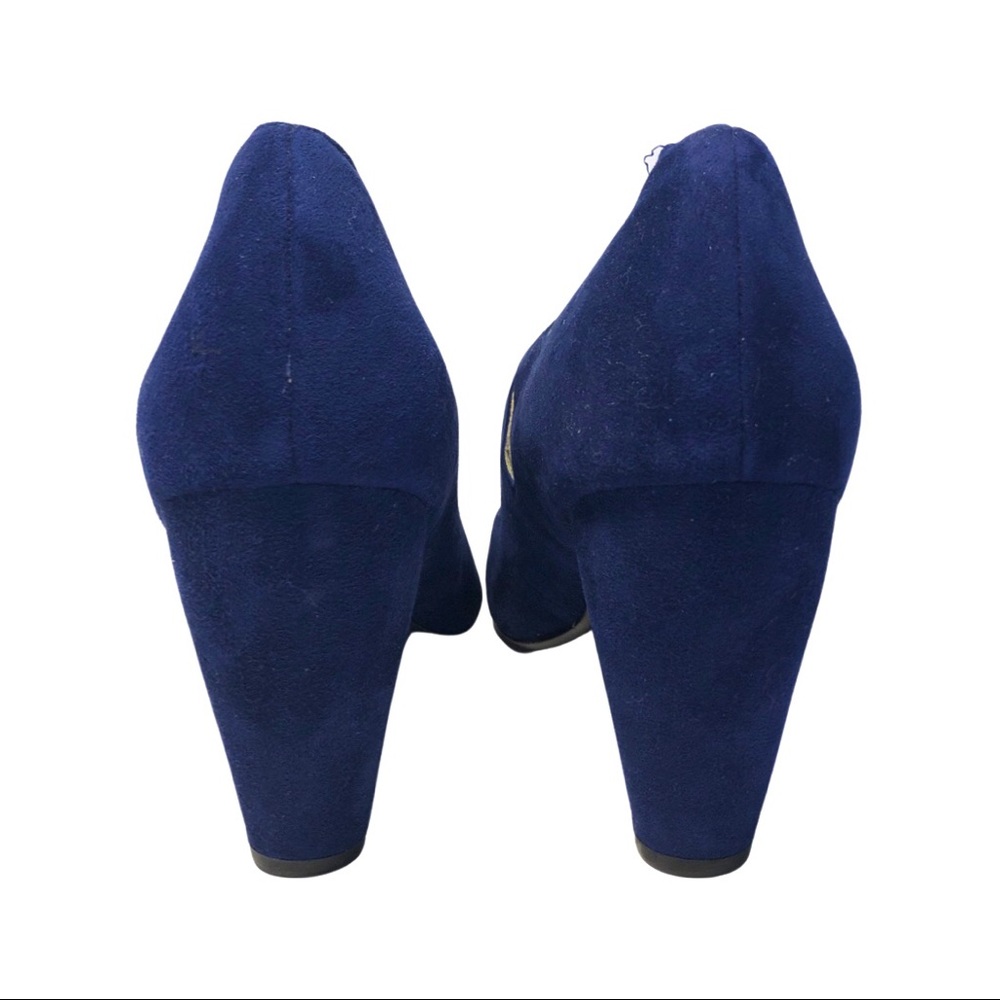 *HOST PICK* *NWOT* Blue Suede Shoes, 3.5” heel. - Picture 4 of 5